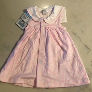 Pink Kissy Kissy sailboat dress with sailor collar